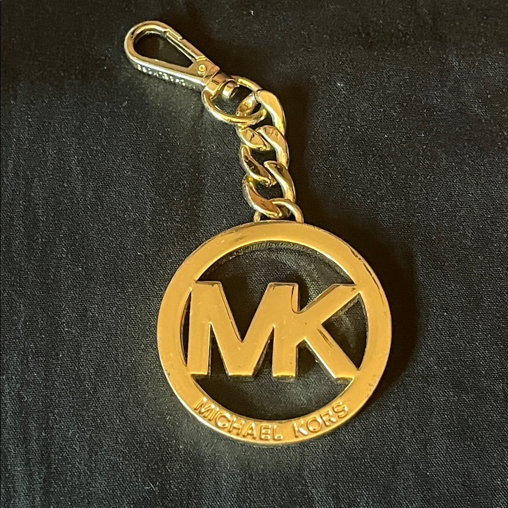 Michael Kors Gold Tone Keychain Used